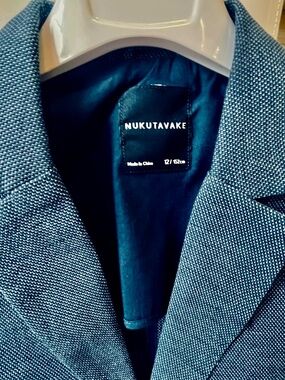 NWT - Marine Blue Boys Slim Fit Suit - Size 12